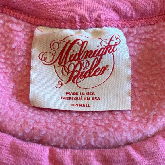 Anthropologie Virgo Graphic Crewneck Sweatshirt - Pink - Picture 2 of 2